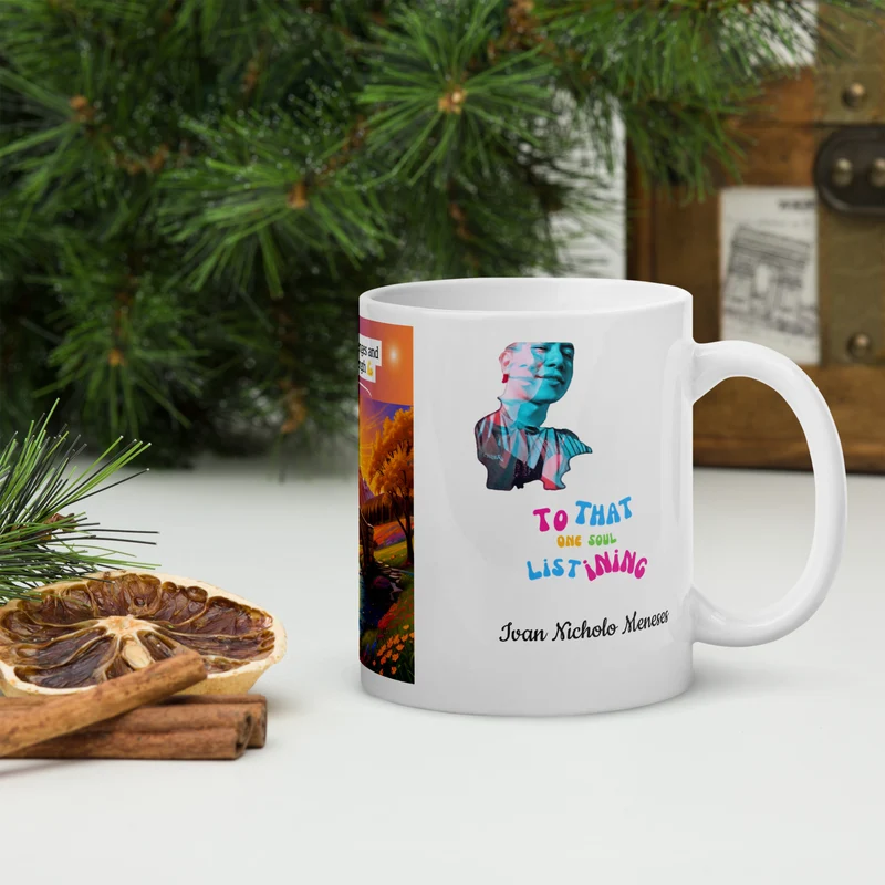 Custom White Glossy Mug - Sturdy & Stylish, Available in 11 oz, 15 oz, and 20 oz Sizes
