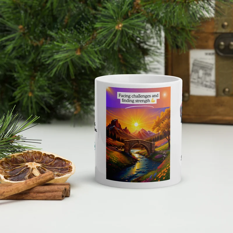 Custom White Glossy Mug - Sturdy & Stylish, Available in 11 oz, 15 oz, and 20 oz Sizes