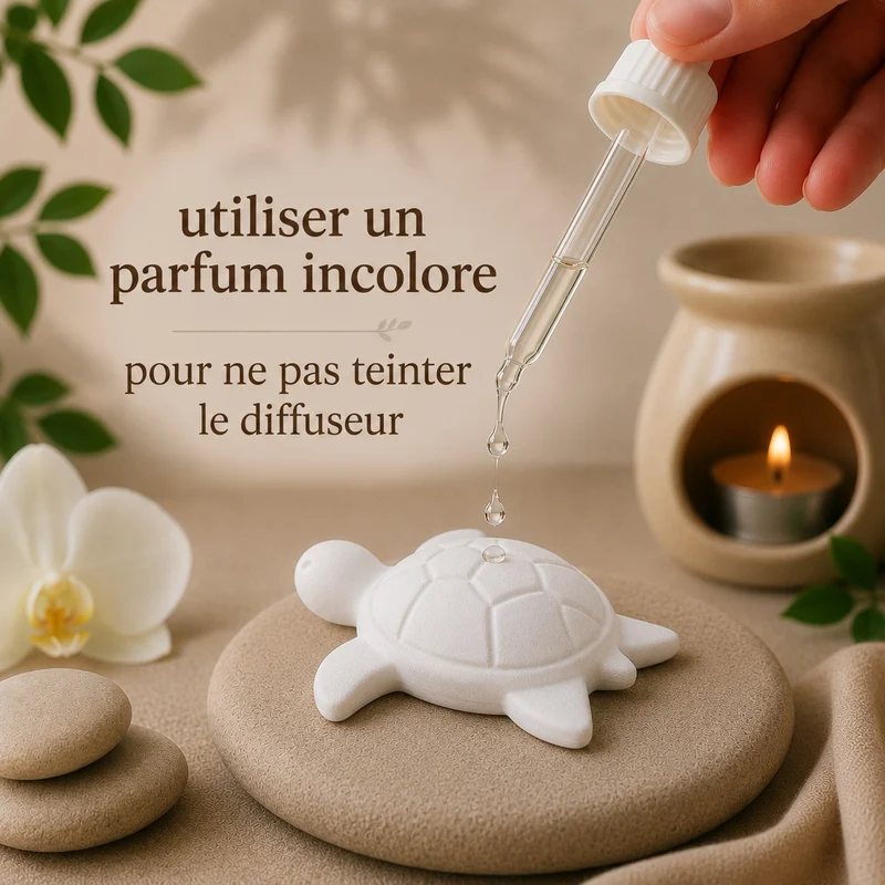 🐢 Lot de 4 diffuseurs de parfum – Tortues en plâtre céramique Fabrication française • Création artisanale