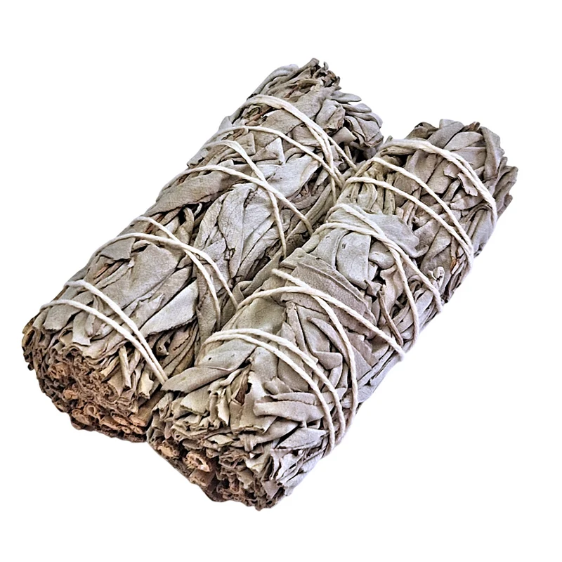 🌿 Fagot de Sauge Blanche Naturelle (25-30 g / 10,5 cm)