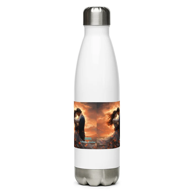 Enduring FLASK Sports Water Bottle - Leak-Proof Stainless Steel Gym & Sport Bottle for Men, Women - 17 oz, Double-Walled Insulated Thermos