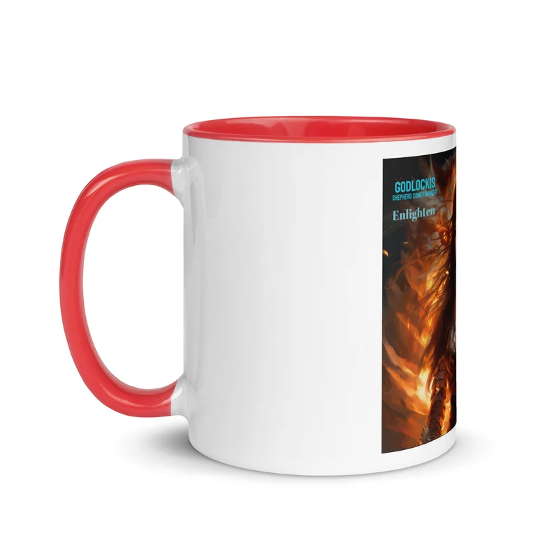 Be Good ALWAYS Ceramic Coffee Mug - Colorful Interior and Handle - Microwave and Dishwasher Safe - Perfect for Office and Home - Great Christmas and Birthday Gift