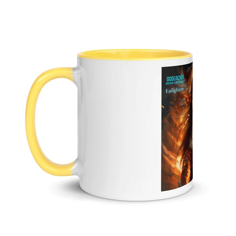 Be Good ALWAYS Ceramic Coffee Mug - Colorful Interior and Handle - Microwave and Dishwasher Safe - Perfect for Office and Home - Great Christmas and Birthday Gift