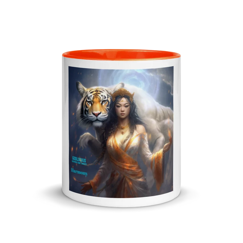 Harmony Ceramic Coffee Mug Set - Colorful Interior, Microwave and Dishwasher Safe, Perfect for Mug and Tea Lovers