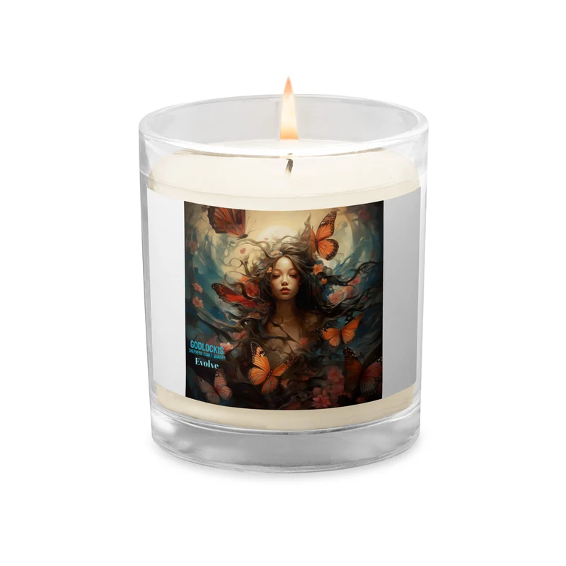Evolve and Shine -On - Friendship Candle Gifts for Women, Men, Best Friends | Stylish Glass Jar Soy Wax Candle for Home Décor