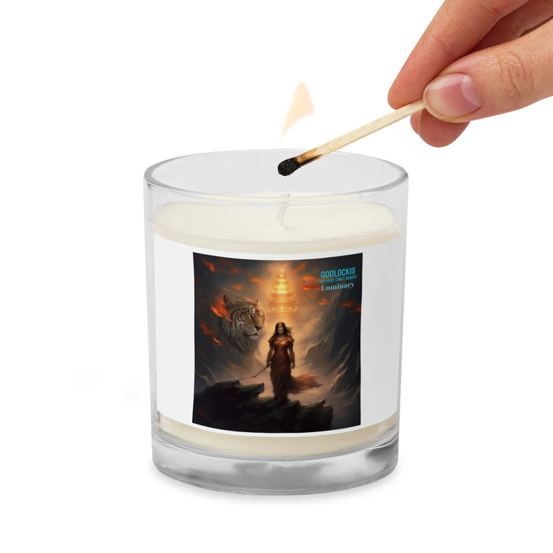You're Awesome Mama Tiger Phoenix - Glass Jar Soy Wax Candle: Friendship Gifts for Women, Men, Best Friends