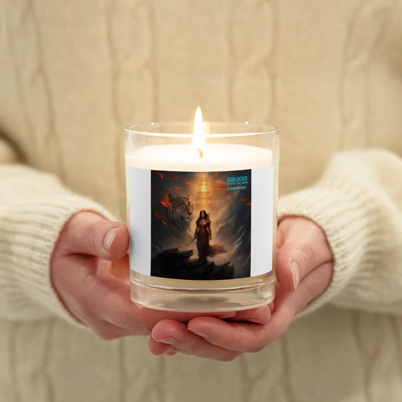 You're Awesome Mama Tiger Phoenix - Glass Jar Soy Wax Candle: Friendship Gifts for Women, Men, Best Friends