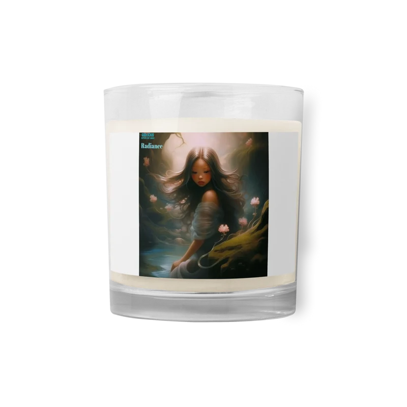 Flames of Transformation: Mama's Message of Strength and Mystery - Glass Jar Soy Wax Candle for Best Friends