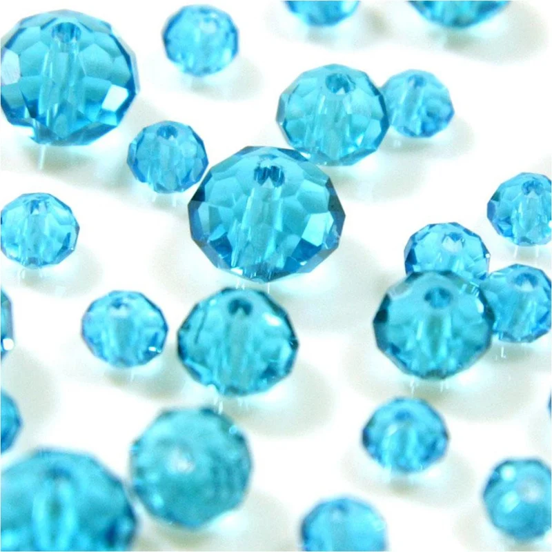 Perles cristal cz à facettes quartz de Bohème 8 mm (70 pcs)