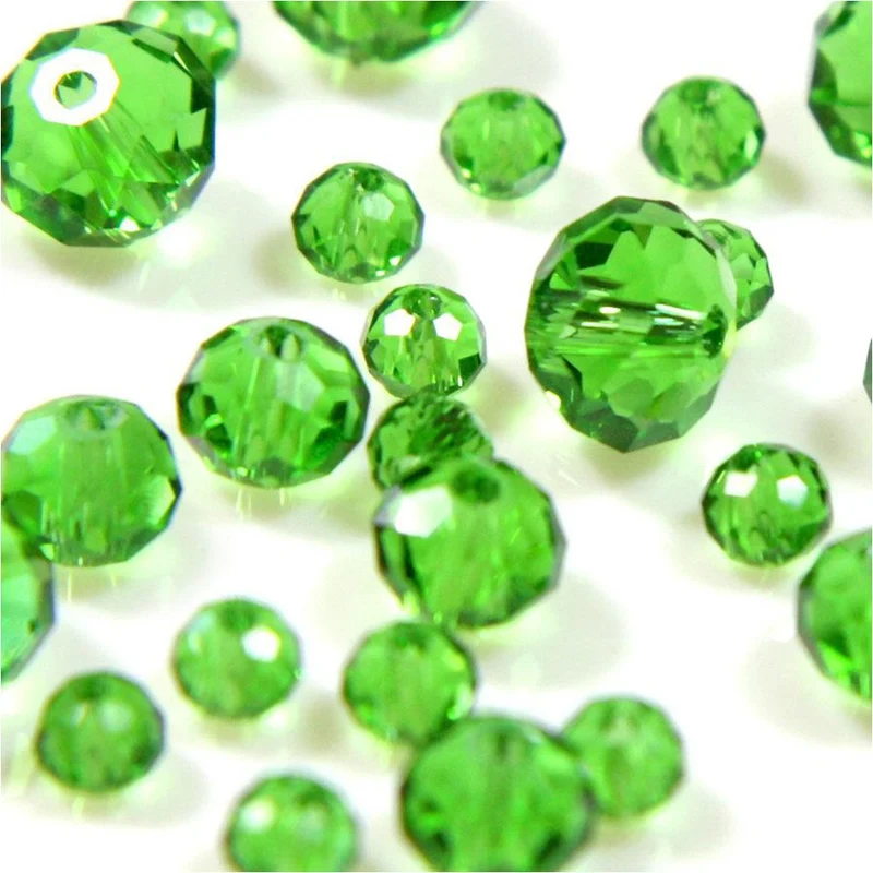 Perles cristal cz à facettes quartz de Bohème 6 mm (100 pcs)