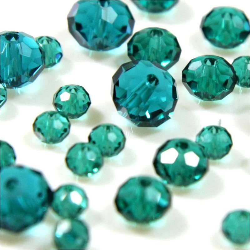Perles cristal cz à facettes quartz de Bohème 4 mm (150 pcs)