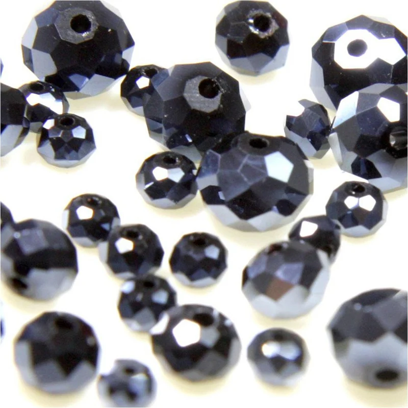 Perles cristal cz à facettes quartz de Bohème 4 mm (150 pcs)
