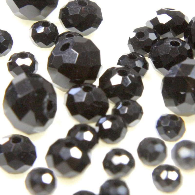 Perles cristal cz à facettes quartz de Bohème 4 mm (150 pcs)