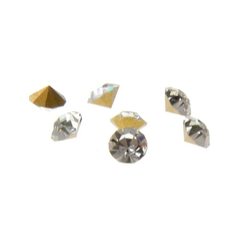Strass diamant en verre qualité supérieure ( 10 pièces ) ( 3 mm de diamètre )