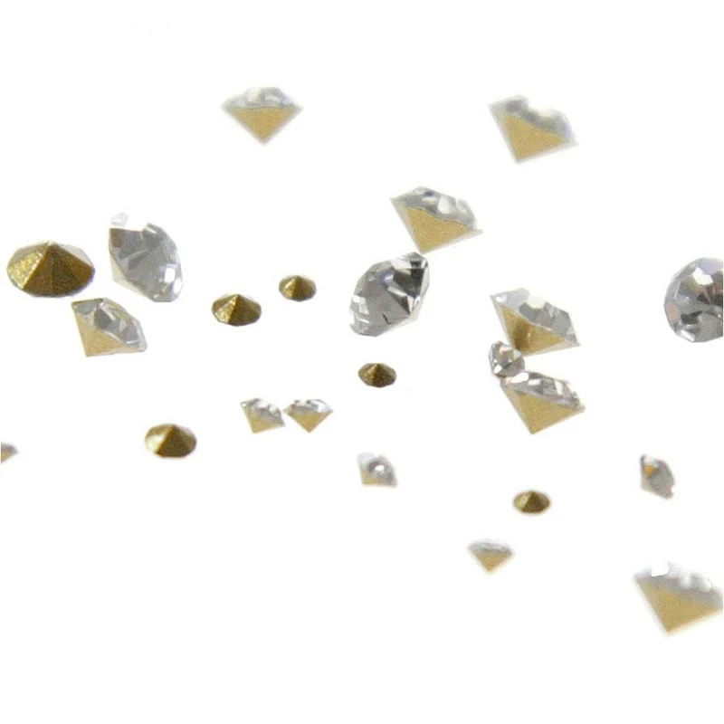 Strass diamant en verre qualité supérieure ( 10 pièces ) ( 3 mm de diamètre )