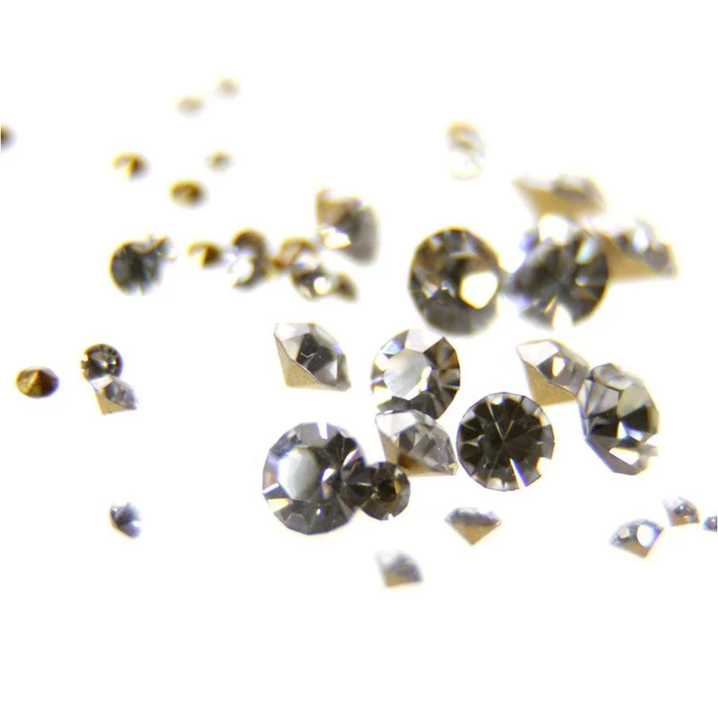 Strass diamant en verre qualité supérieure ( 10 pièces ) ( 3 mm de diamètre )