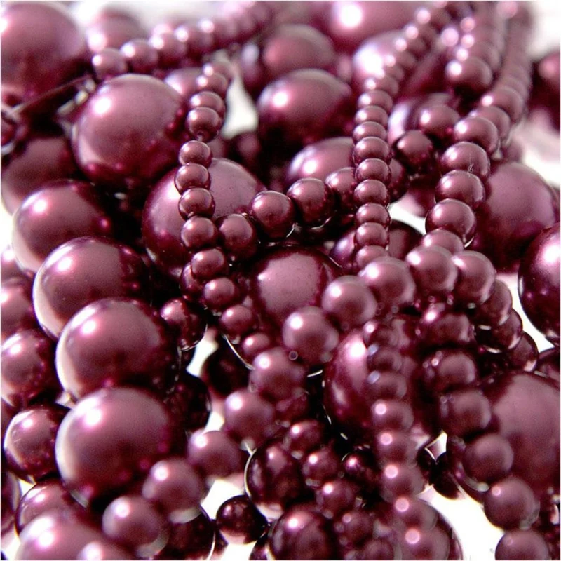 Perles nacrées 8 mm en verre de Bohême couleurs vives lot de 20