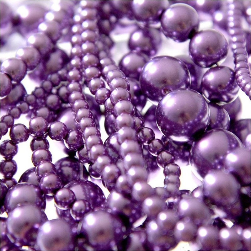 Perles nacrées 6 mm en verre de Bohême couleurs vives lot de 50