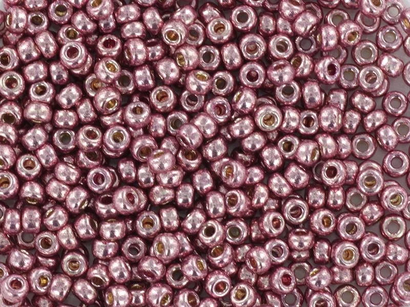 Rocailles Miyuki 11/0 - rose métallique 4218
