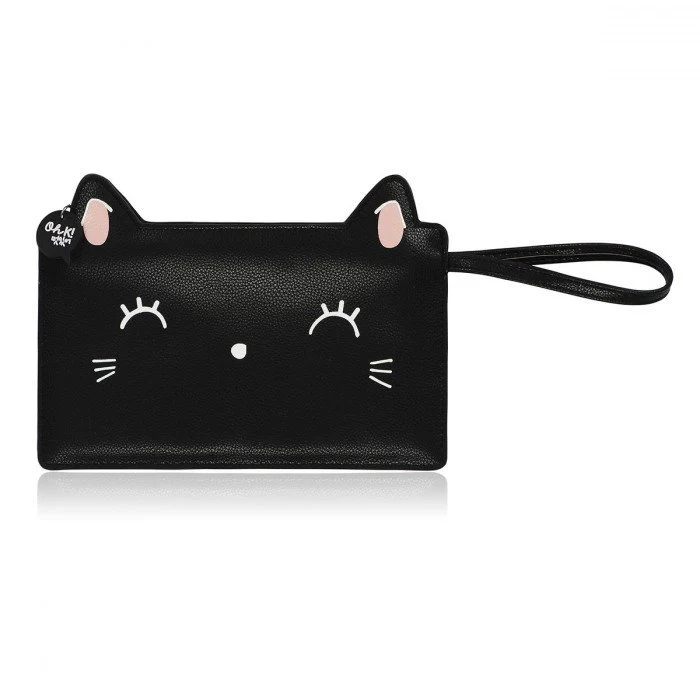 Pochette cosmétique "chat noir" Oh K!" _