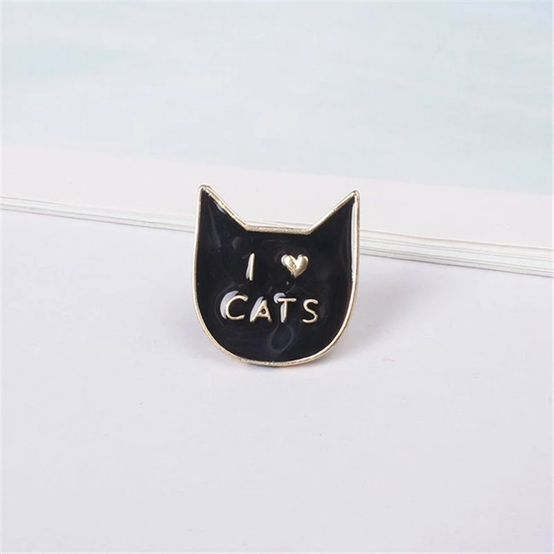 Pins " I LOVE CATS " _ ♣