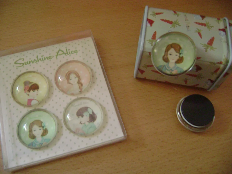 Set Aimants "little girl" ♣