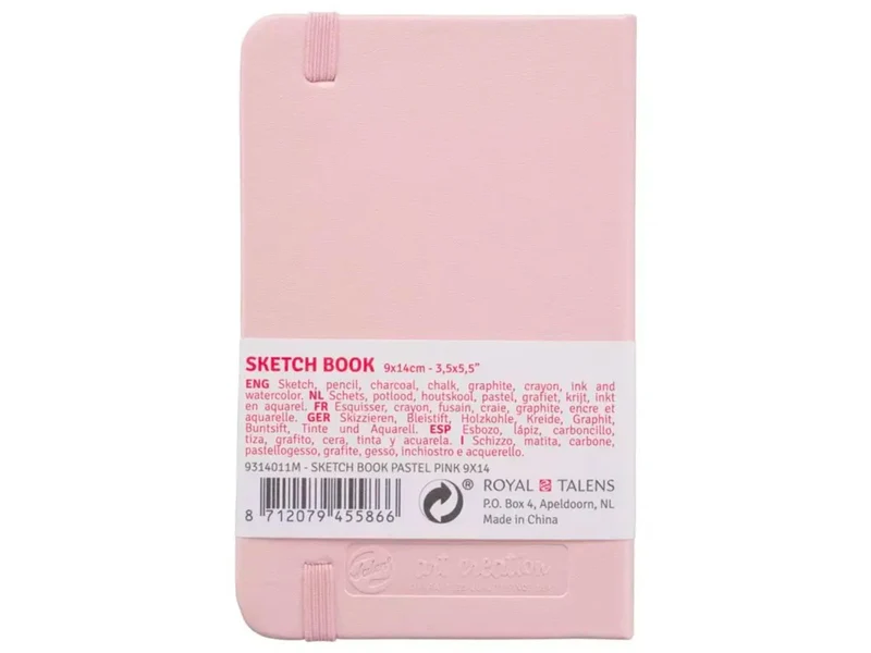 Carnet de Croquis Rose Pastel 9 x 14 cm - Talens Art Creation