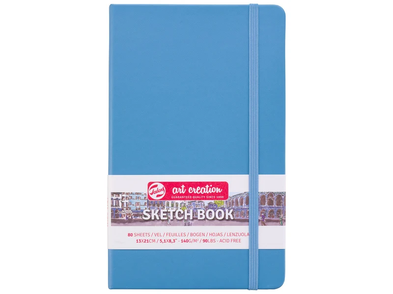Cahier de Croquis Bleu Lac 13 x 21 cm - Talens Art Creation