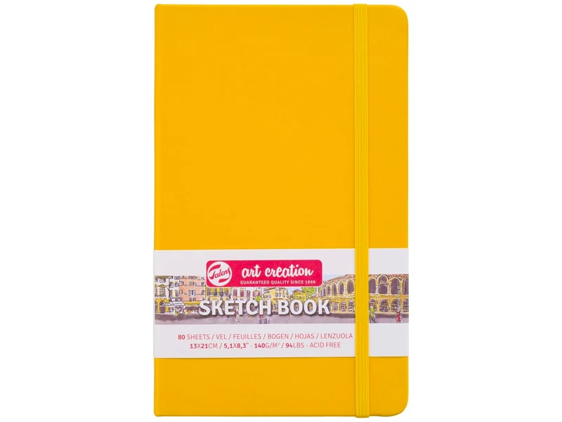 Cahier de Croquis Jaune Doré 13 x 21 cm - Talens Art Creation