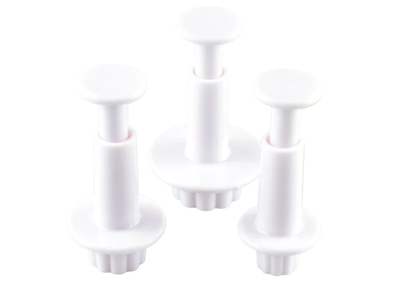 Lot de 3 Emporte pièces pour pâte polymère et modelage - Formes Fleurs