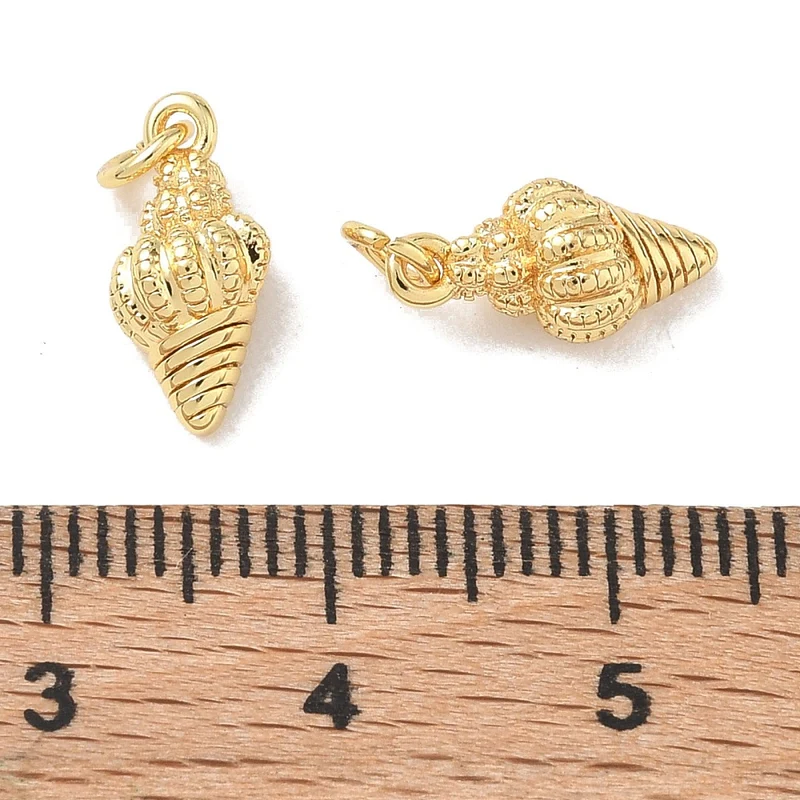 Breloque coquillage conche doré 18K