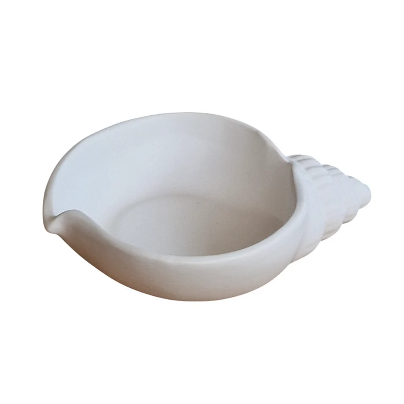 ✨ Coupelle décorative coquillage en plâtre céramique – Élégance & esprit bord de mer