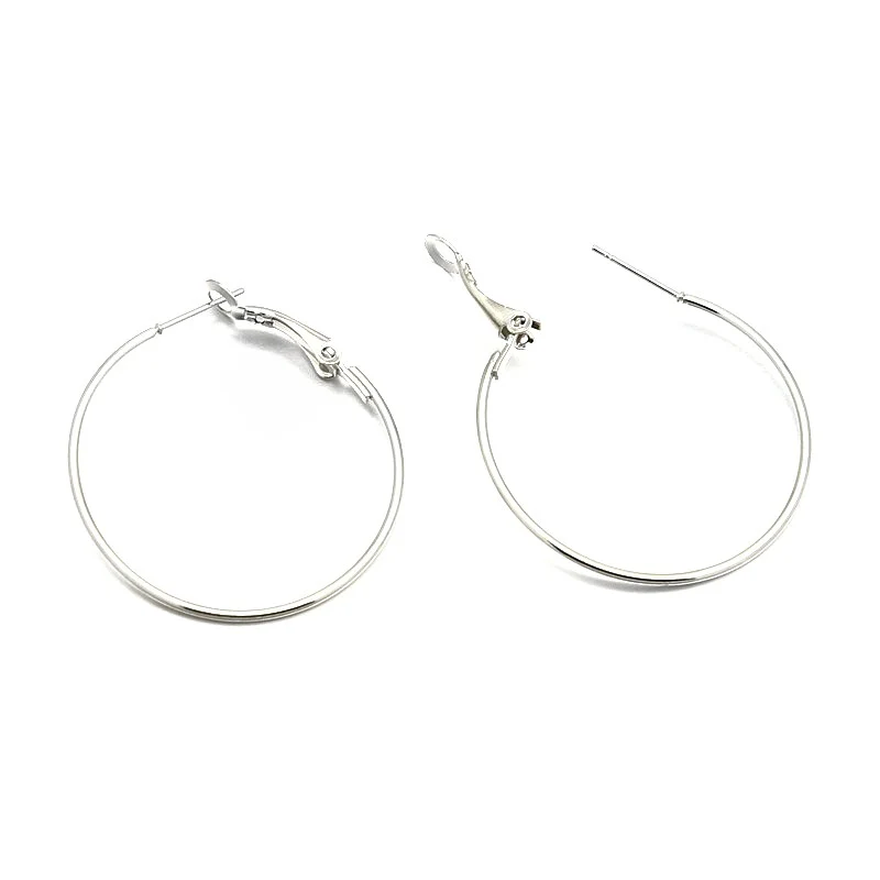Boucle d'oreille créole support bijoux 40 mm (2 pièces)