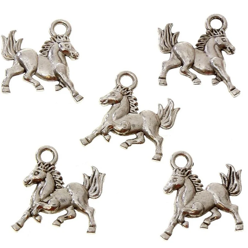 Breloque pendentif cheval style tibétain