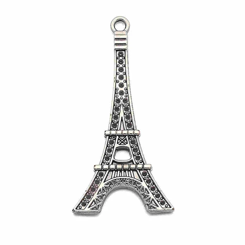 Grande breloque tour Eiffel Anthracite