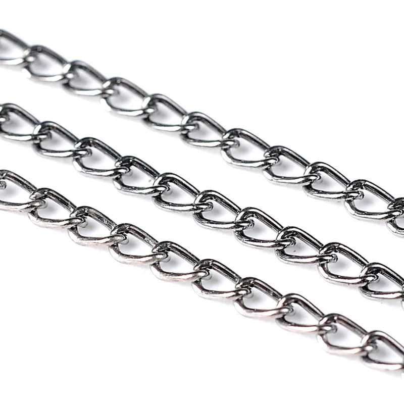 Chaine maille 3.5x2 mm noir