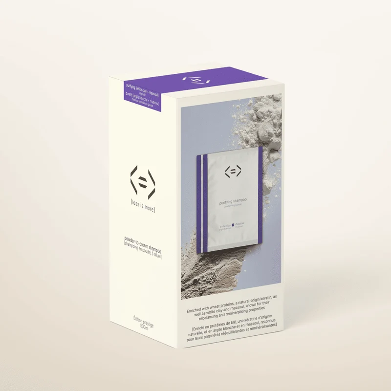 coffret prestige - shampoing pureté 500 ml [argile blanche + rhassoul]