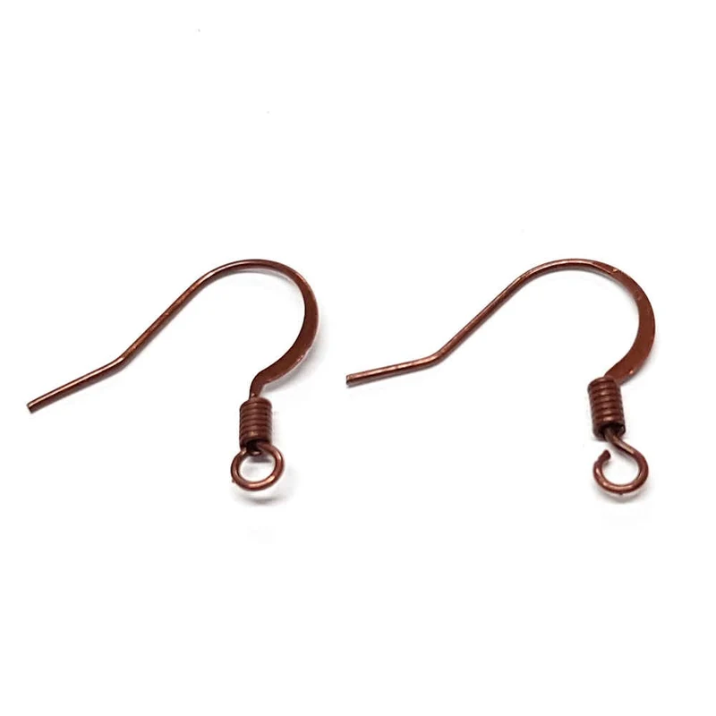 Crochets boucle d'oreille 15 mm avec ressort (20 pièces)