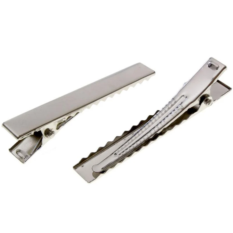 Pince crocodile barrette cheveux 75 x 8.5 mm (10 Pièces)