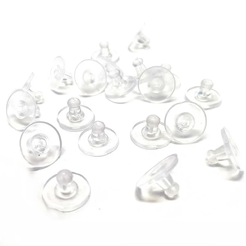 Poussoir embout clous d'oreilles plastique (20 pièces)