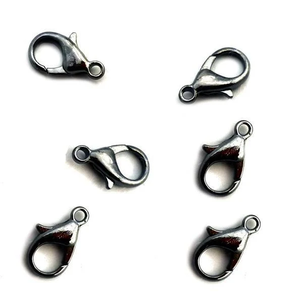 Fermoirs mousquetons 15 mm ( 10 Pièces )