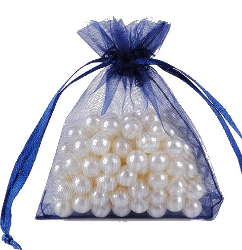 Sachets organza 8 x 11 cm pour bijoux ou dragées lot de 50