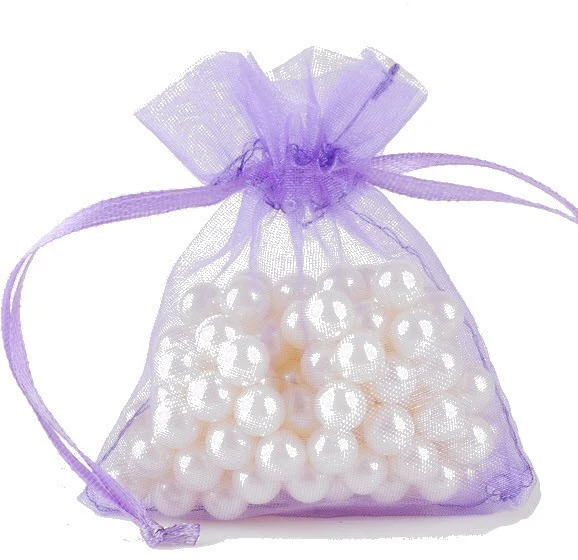 Sachets organza 8 x 11 cm pour bijoux ou dragées lot de 50