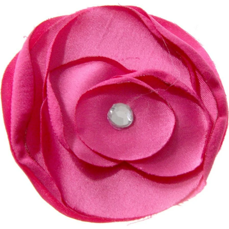 Fleur en tissu création bijoux et accessoires (5 pièces)