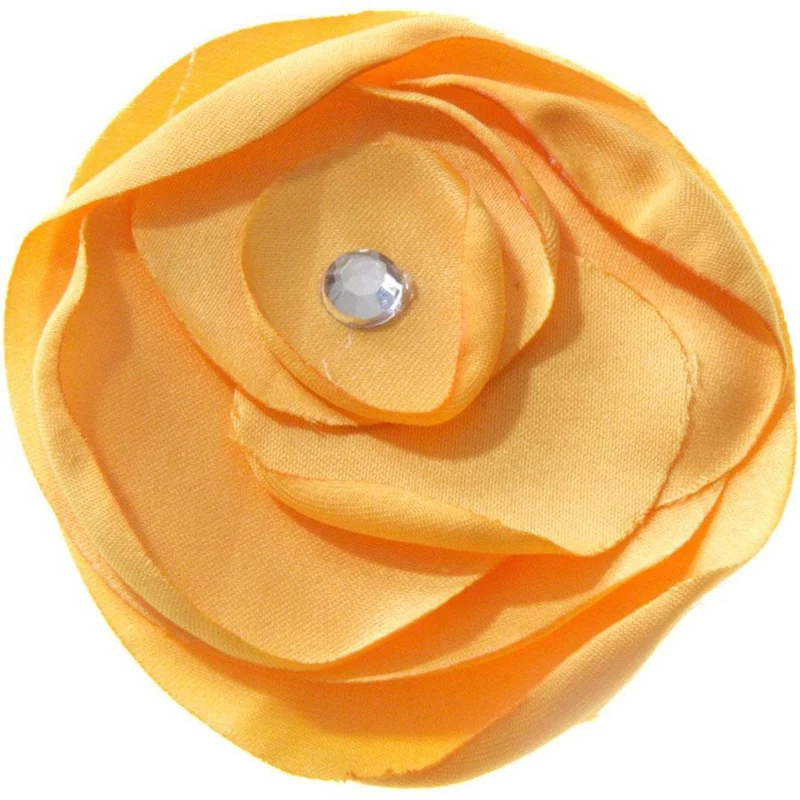 Fleur en tissu création bijoux et accessoires (5 pièces)
