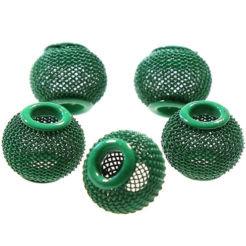 Perles metal tressé boules treillis 12 mm (5 pièces)