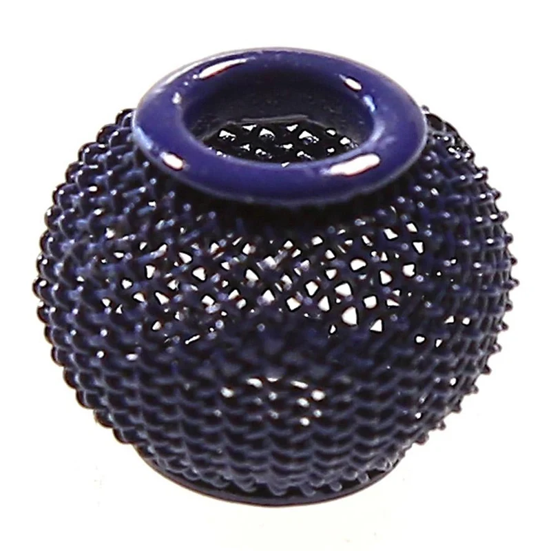 Perles metal tressé boules treillis 12 mm (5 pièces)