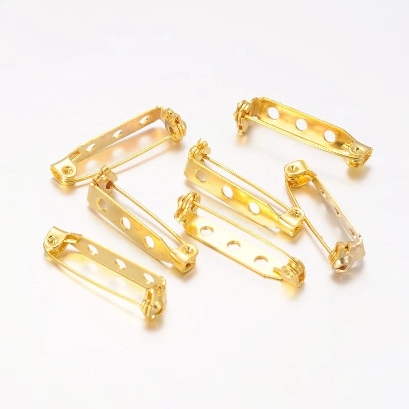 Broche épingle sécurité création bijoux 27mm ( 10 Pièces )
