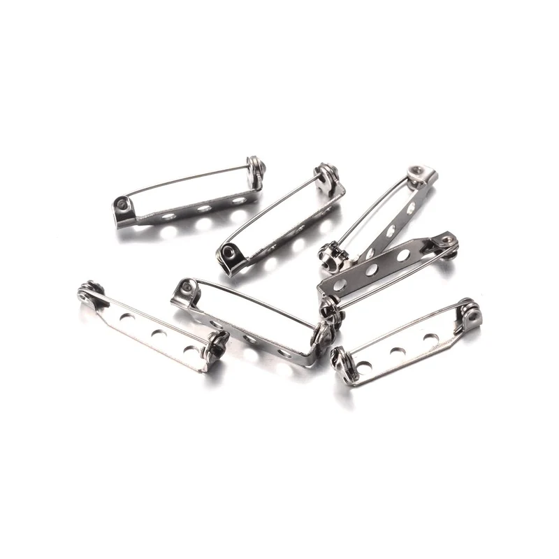 Broche épingle sécurité création bijoux 27mm ( 10 Pièces )