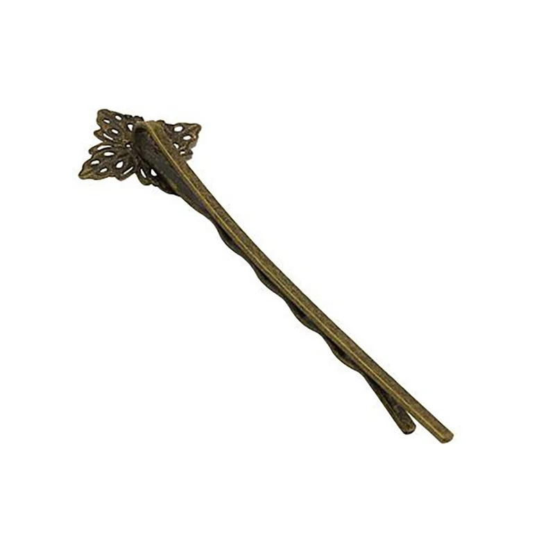 Epingle à cheveux Fleur de Vent 62 x 17 mm (5 pièces)